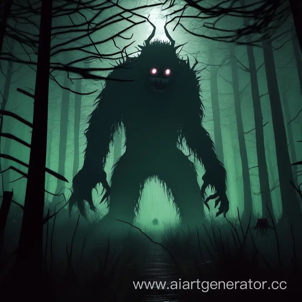 Хоррор-игра про лес с монстрами