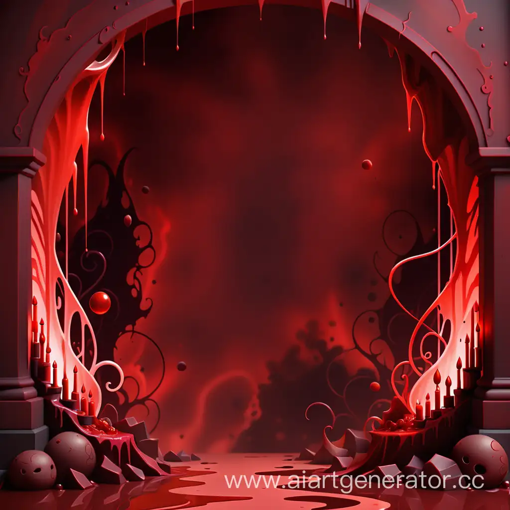 Background in red shades. Blood magic theme. No character 