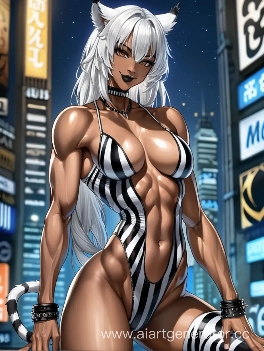 Night-City-Beastwomen-with-Tiger-Ears-and-Striped-Bodysuit