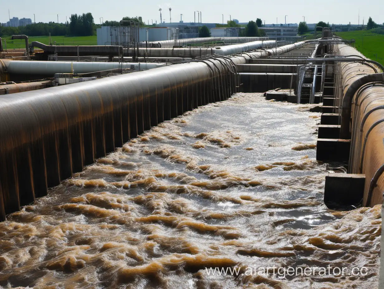Contaminated-Industrial-Water-Flowing-Through-Pipes