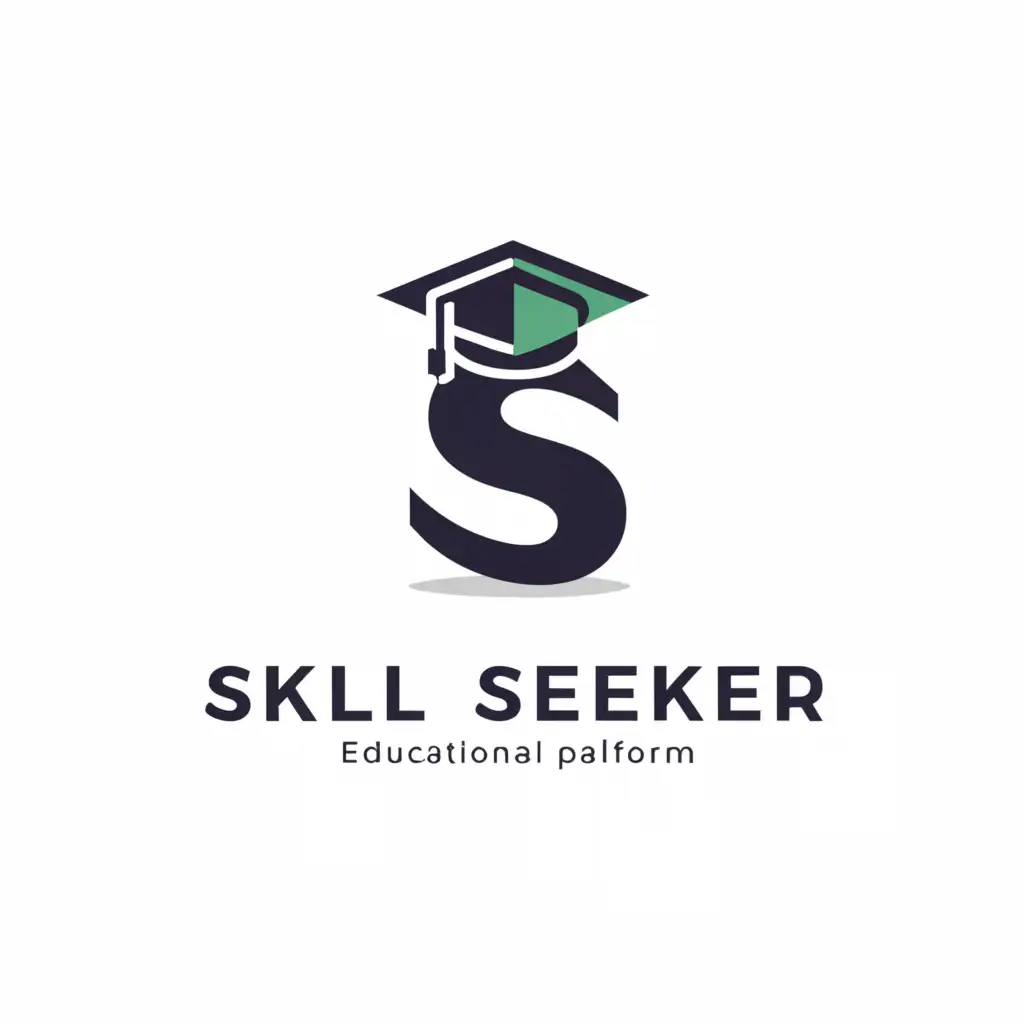 a logo design,with the text "Skill Seeker", main symbol:Educational,Moderate,be used in Education industry,clear background