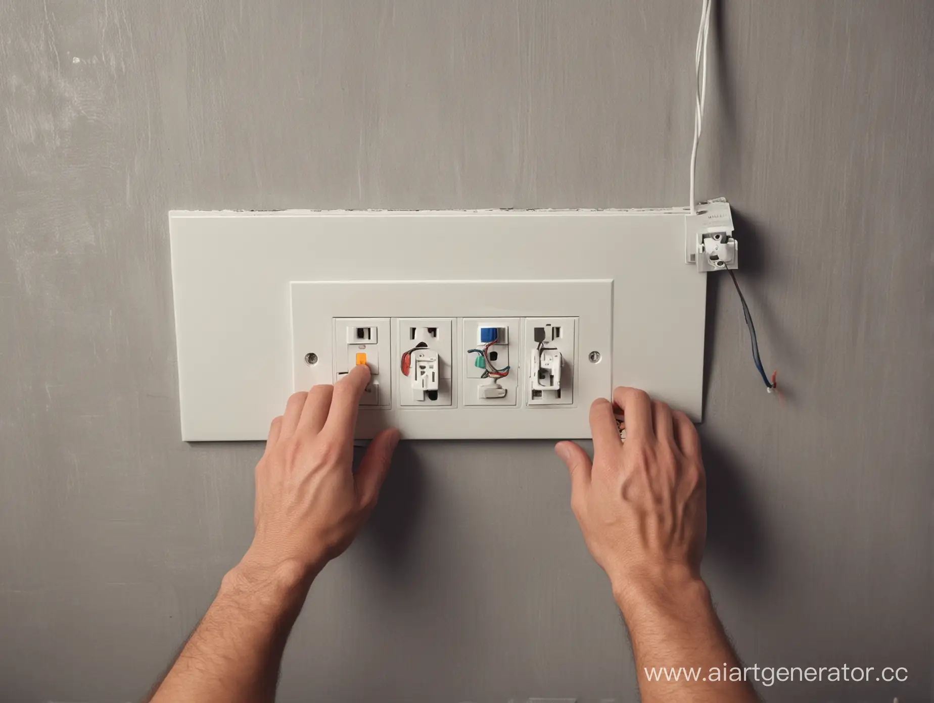 Cinematic-Installation-Electrician-Setting-Sockets-and-Switches