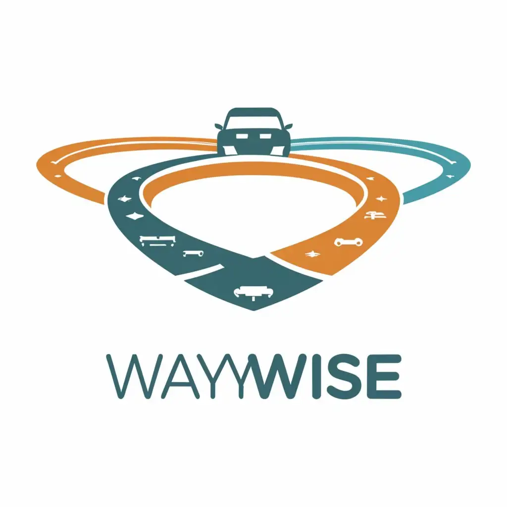 LOGO-Design-For-WayWise-Seamless-Travel-Connections-with-Cars-Buses-Airplanes-and-Metros