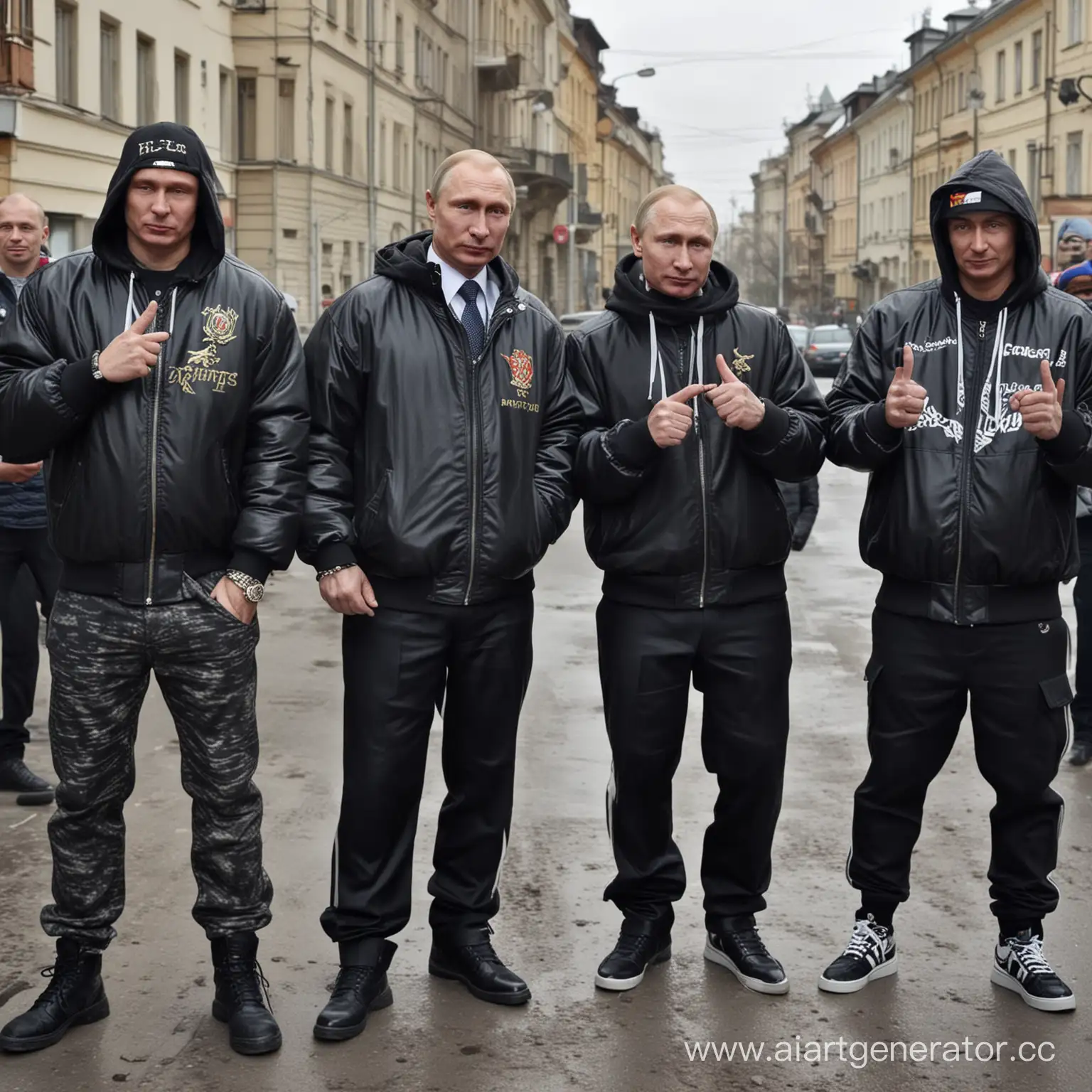 Putin as street rap artist