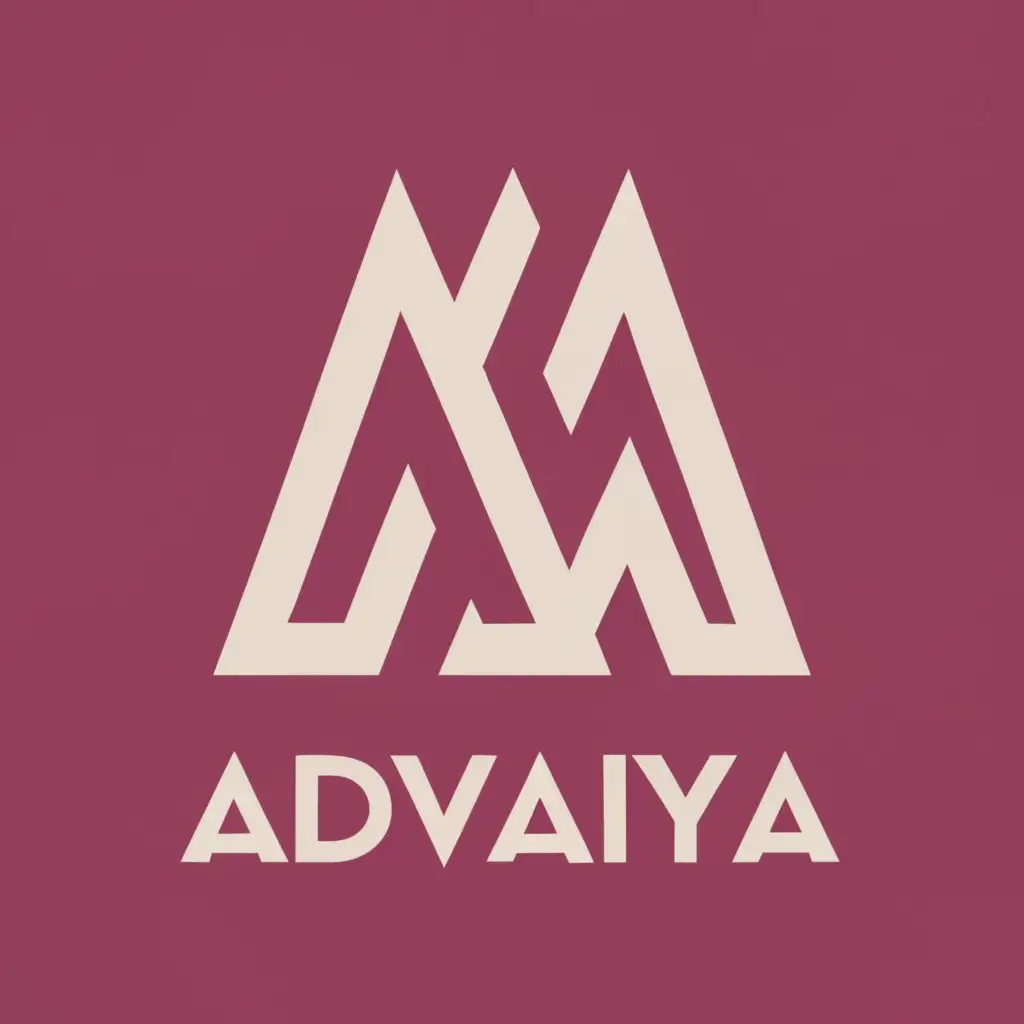 logo, any, with the text "Advaiya", typography, be used in Entertainment industry