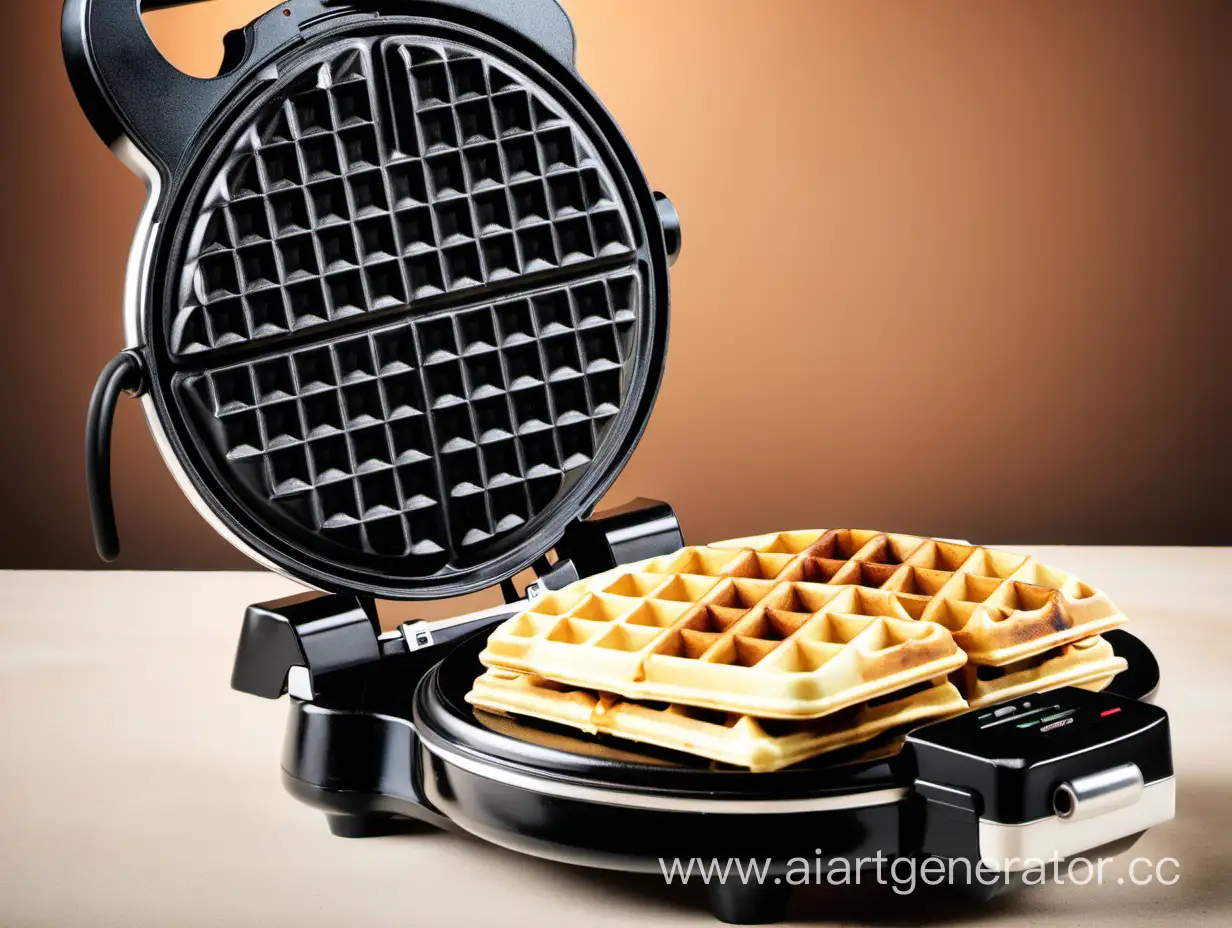 Delicious-Waffle-Iron-and-Waffles-A-Culinary-Masterpiece