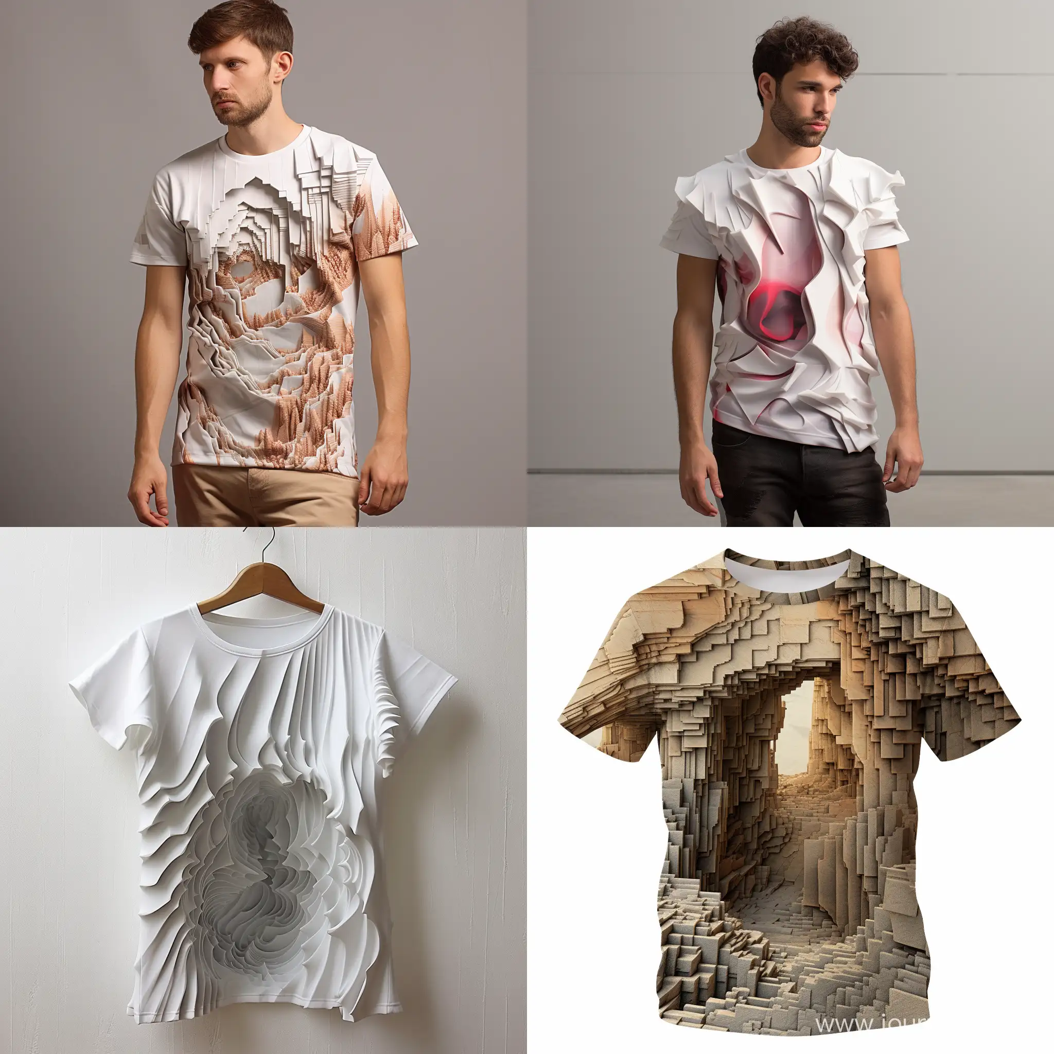 Unique-3DShaped-TShirt-with-AR-Experience-Limited-Edition-Fashion