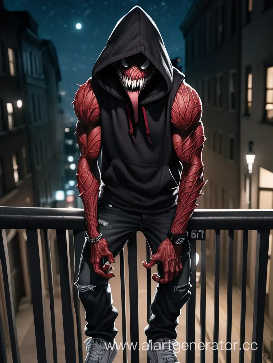 Nightmare-Carnage-Sinister-Figure-Leaning-Over-City-Streets
