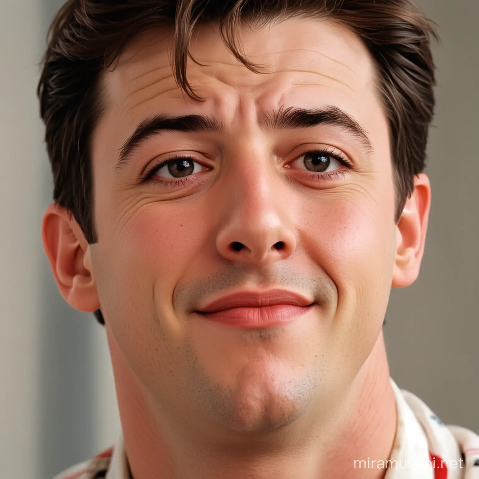 Charming Ferris Bueller Winking Portrait