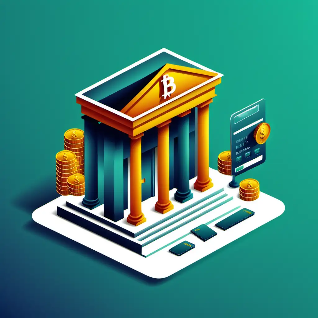 illustrator image for banking web application 