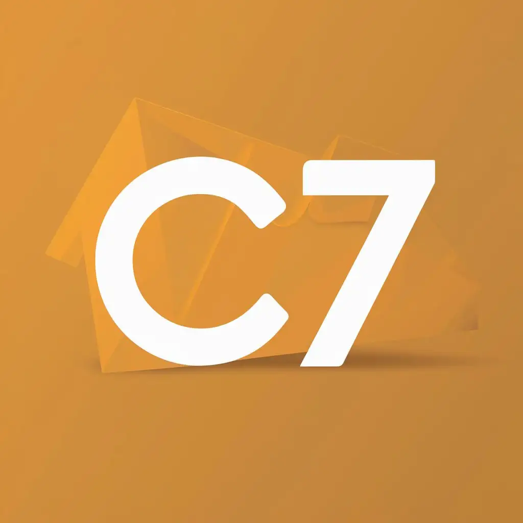 logo, C7, with the text "C7", typography, be used in Retail industry