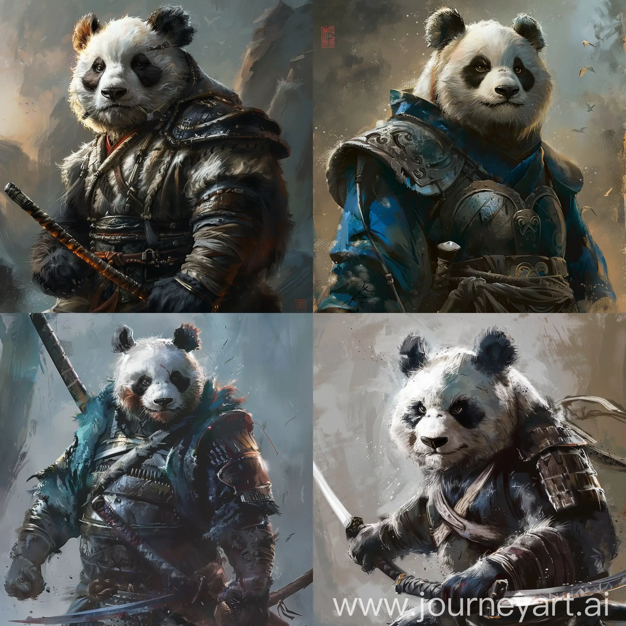 warrior panda