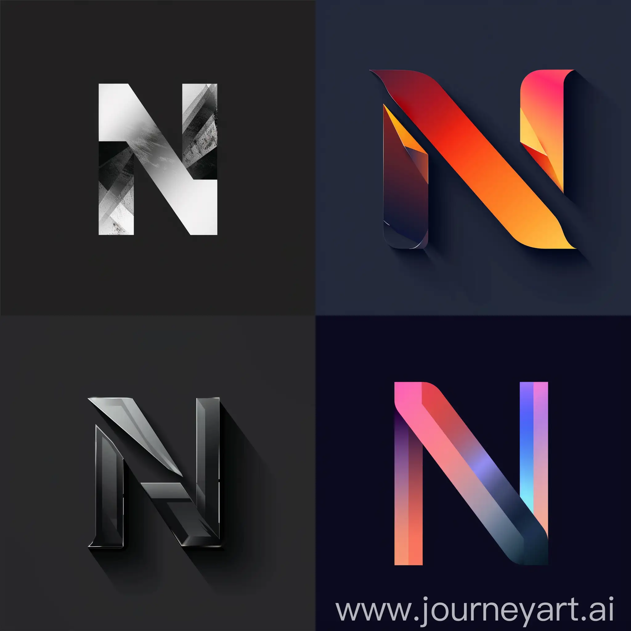 Modern-Minimalistic-N-Logo-Vector-Illustration