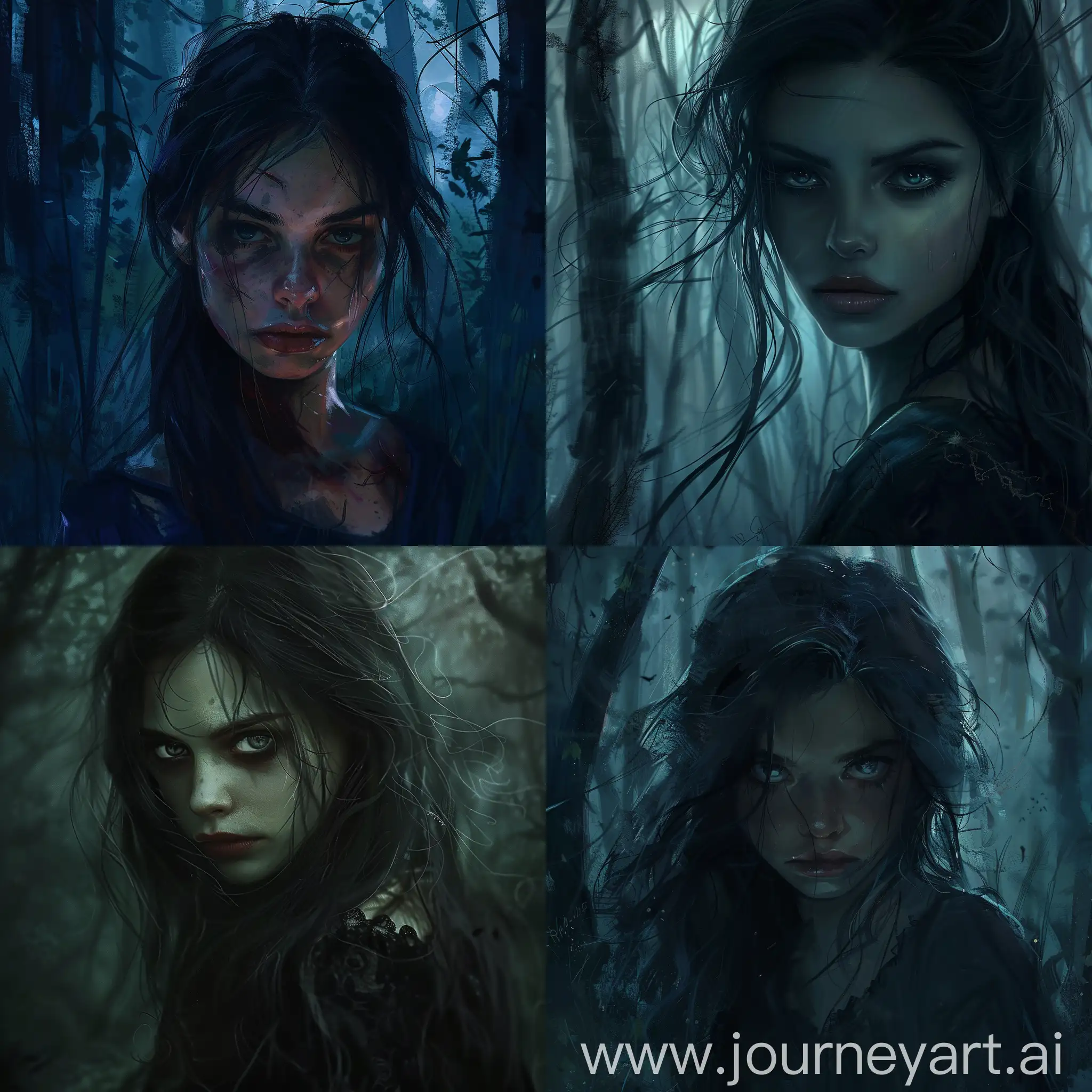 Cunning-Energy-Vampire-in-Dark-Twilight-Forest
