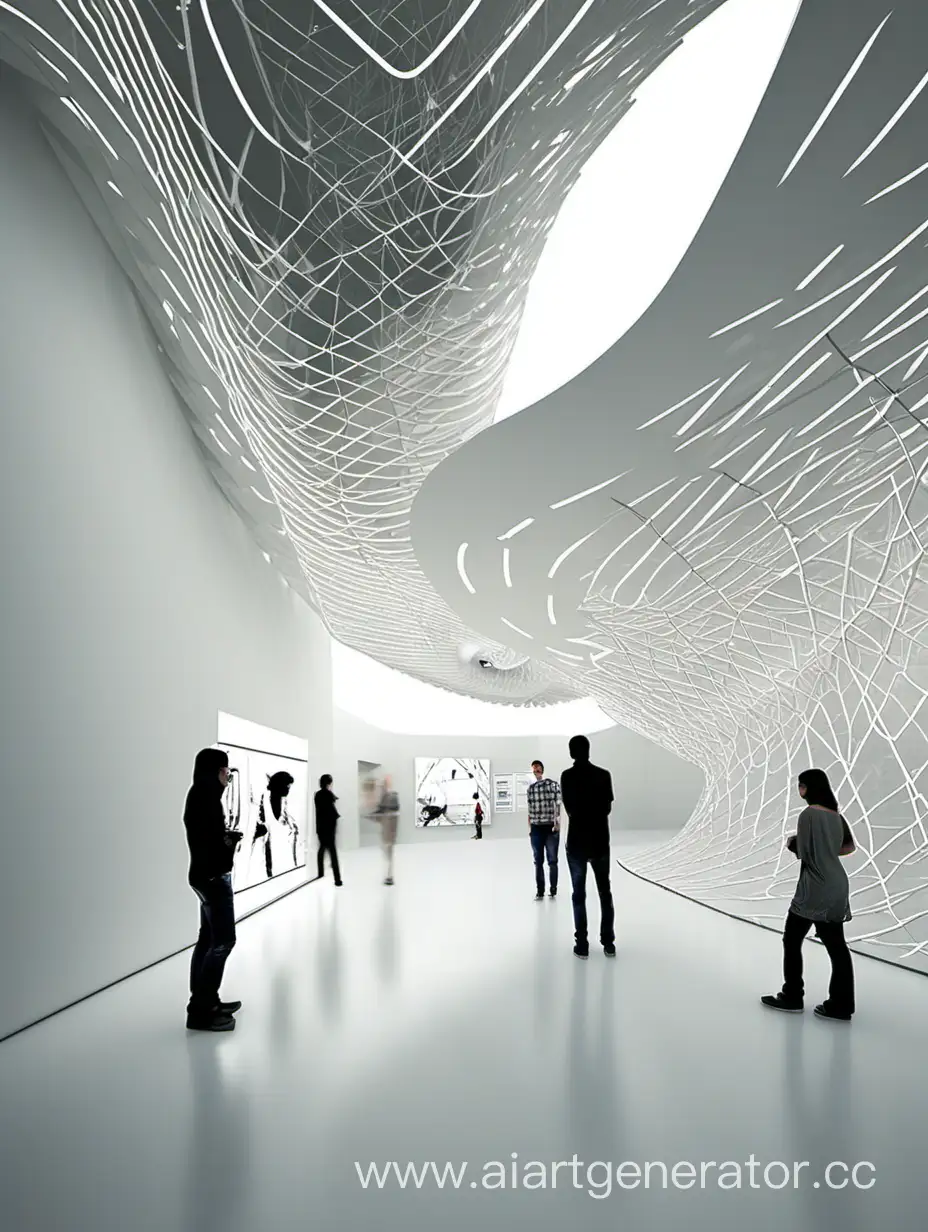 Futuristic-Exhibition-of-Contemporary-Technology-in-Museum