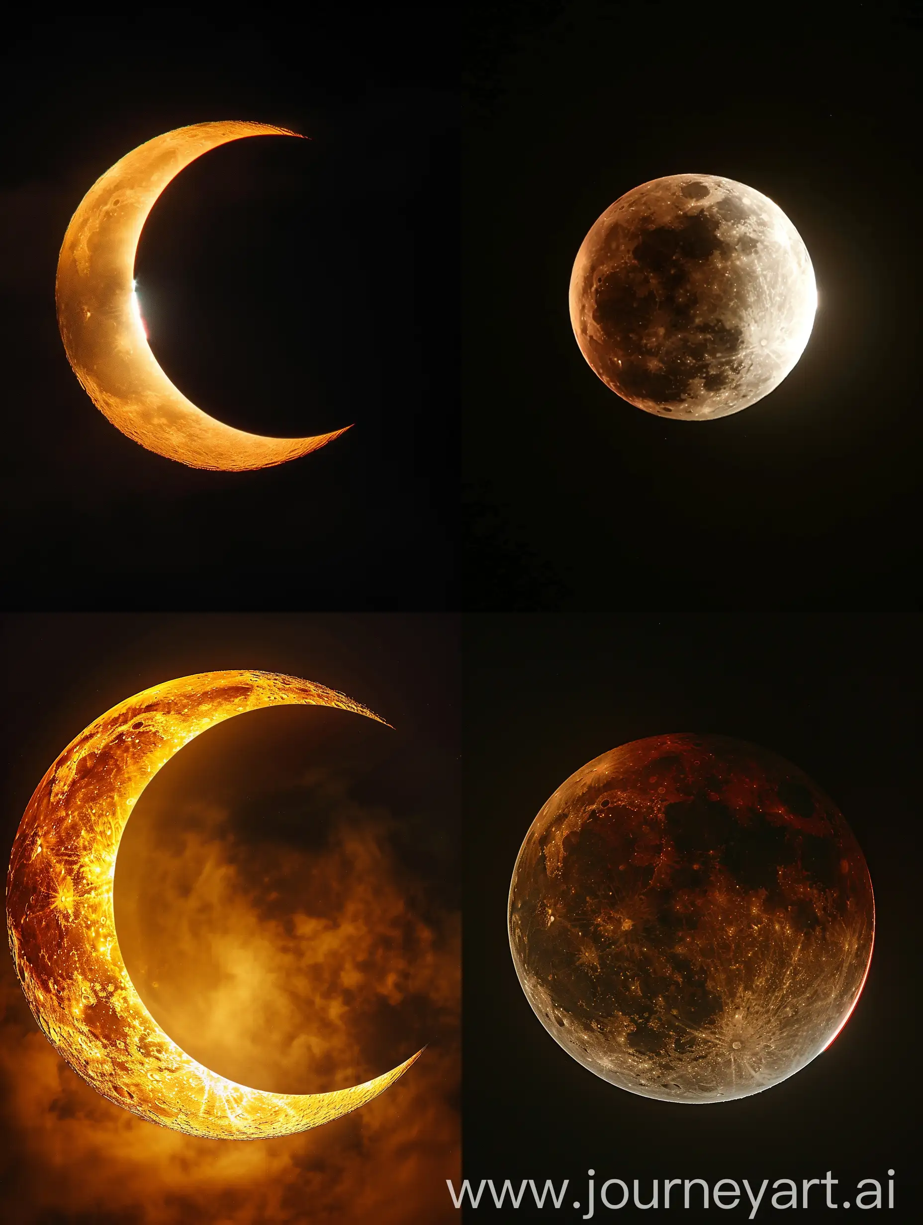 solar eclipse by the Moon