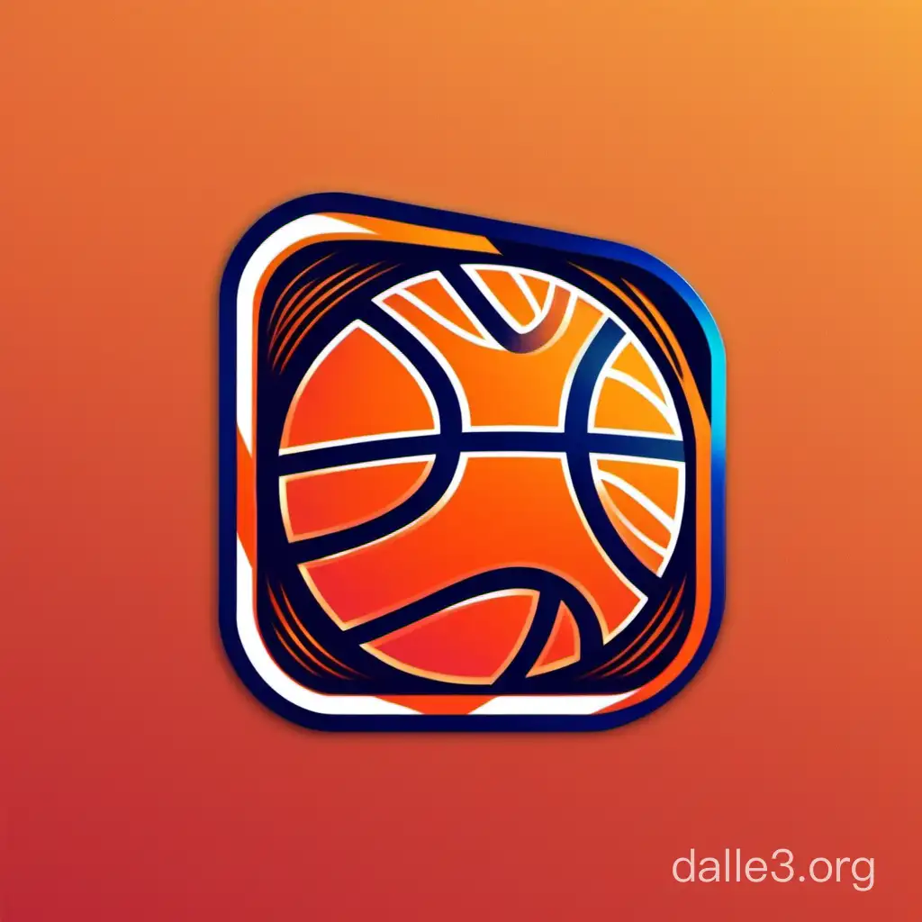 Логотип по фиджитал играм по баскетболу
