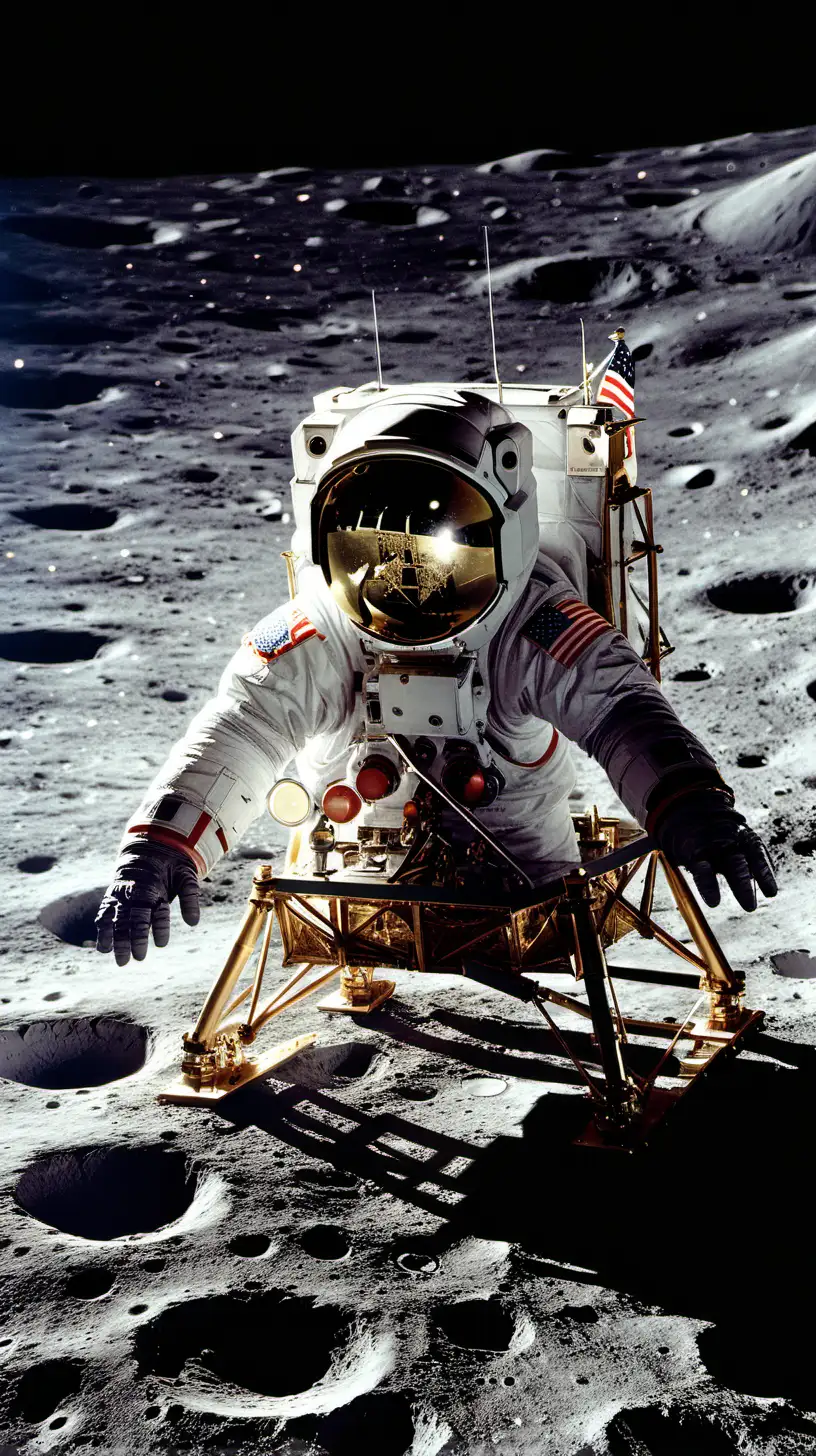 "Moon Landing: Exploring the Unknown Frontiers"