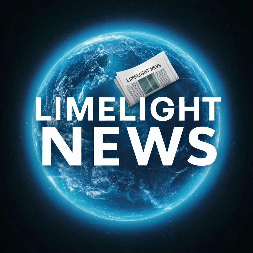 LOGO-Design-for-Limelight-News-Global-Perspective-with-Newspaper-and-Typography