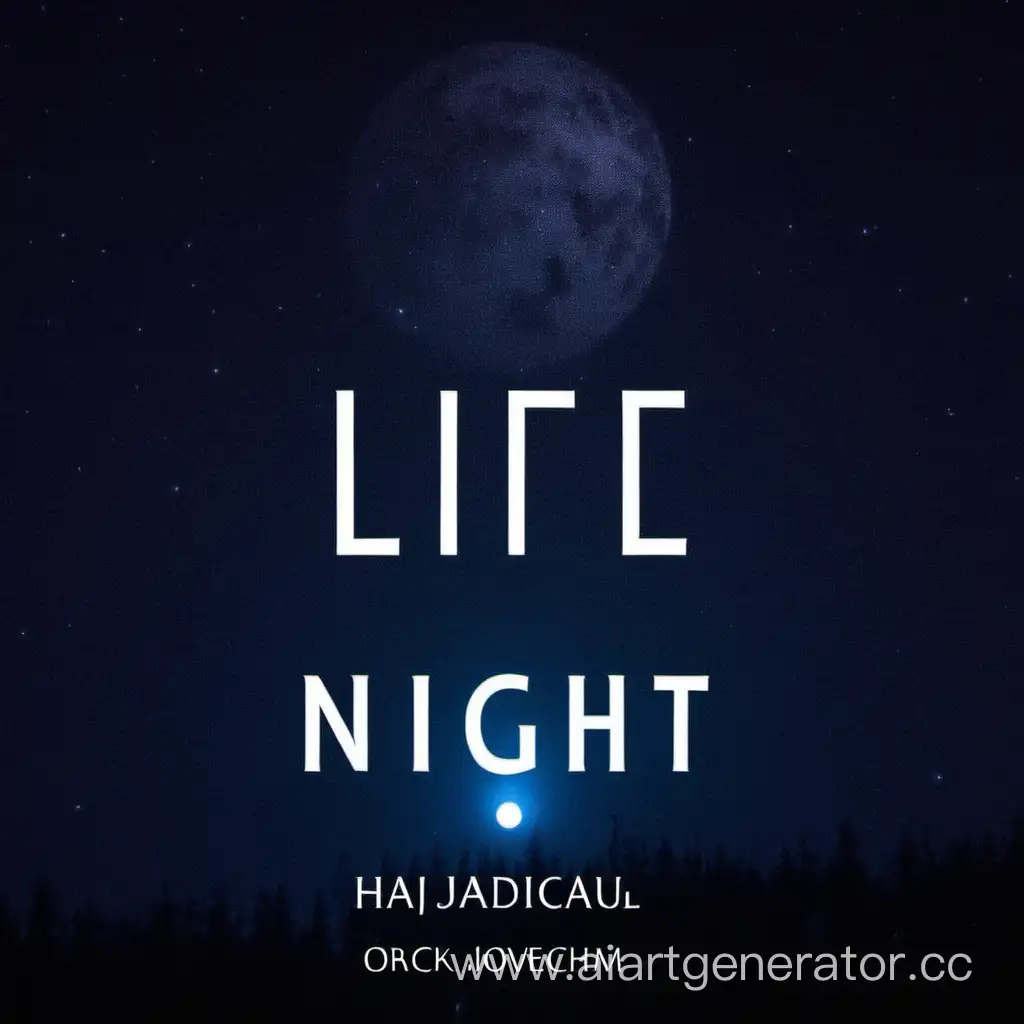 Life Night надпись