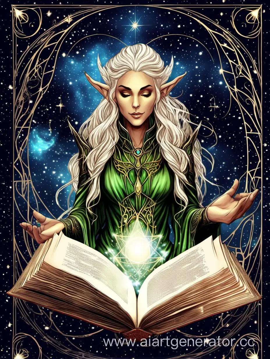 Goddess, elven, fate, destine, book, magic book, elf, space