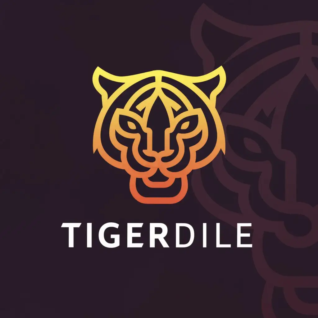 a logo design,with the text "Tigerdile", main symbol:Tiger,complex,clear background