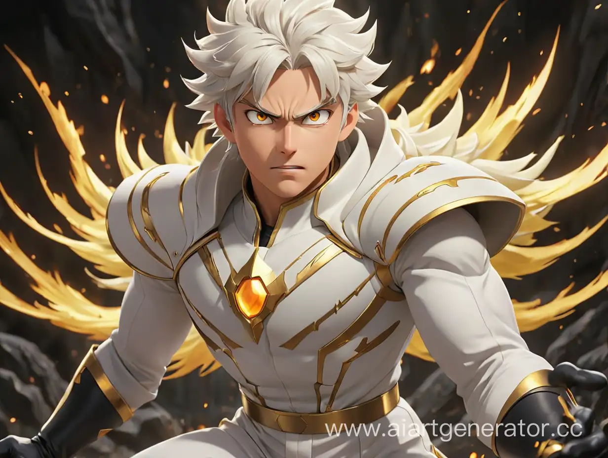 Goldeneyed-Anime-Hero-in-Stern-White-Suit-Battles-Demons