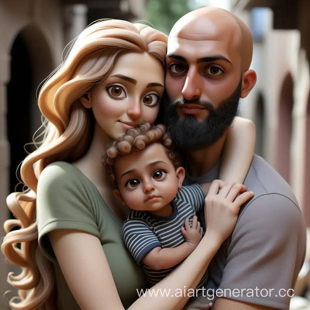 Happy-Family-Portrait-Elina-Amir-and-Little-Ibrahim