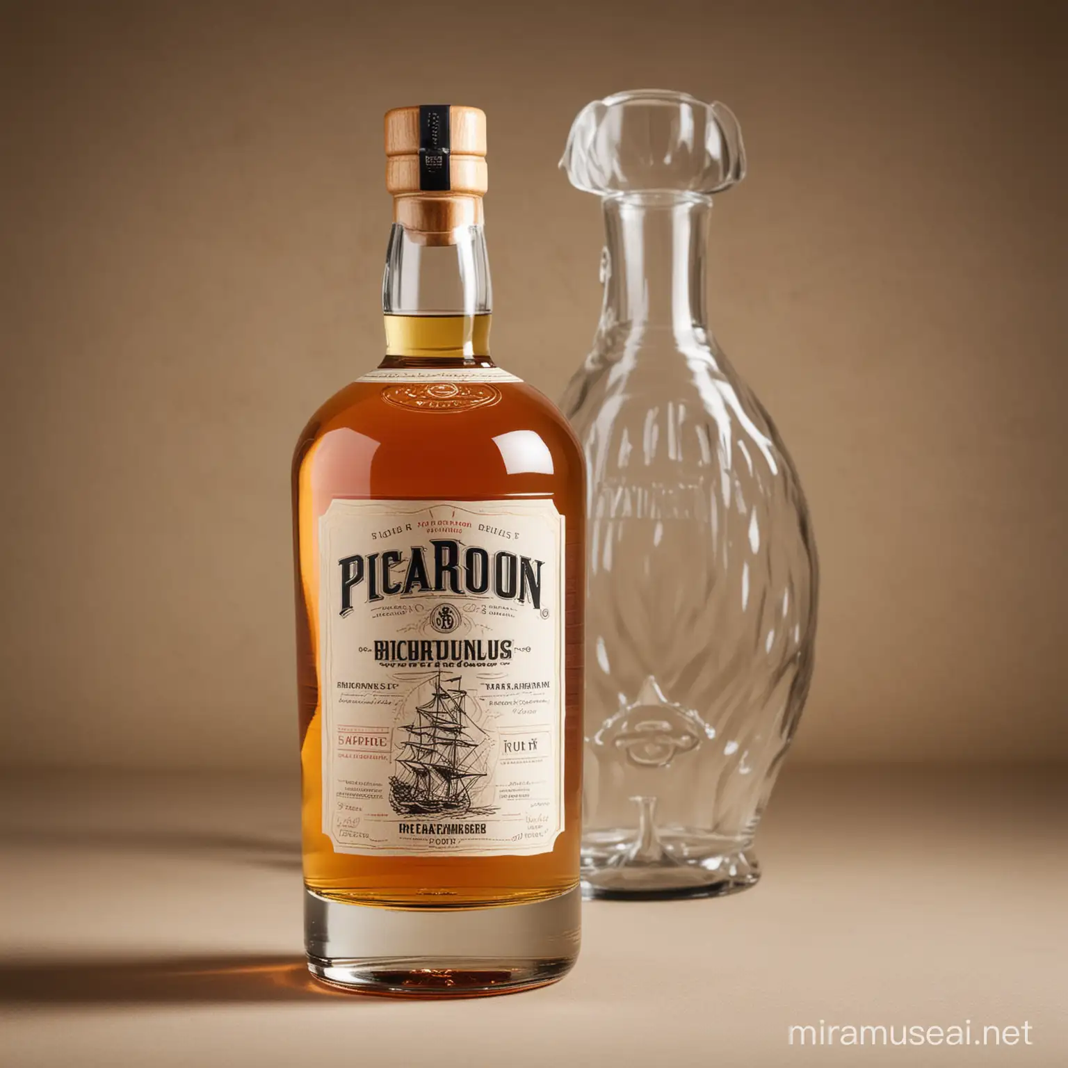 Elegant Packaging Design for Picaroon Rum by Blackwater Distilling