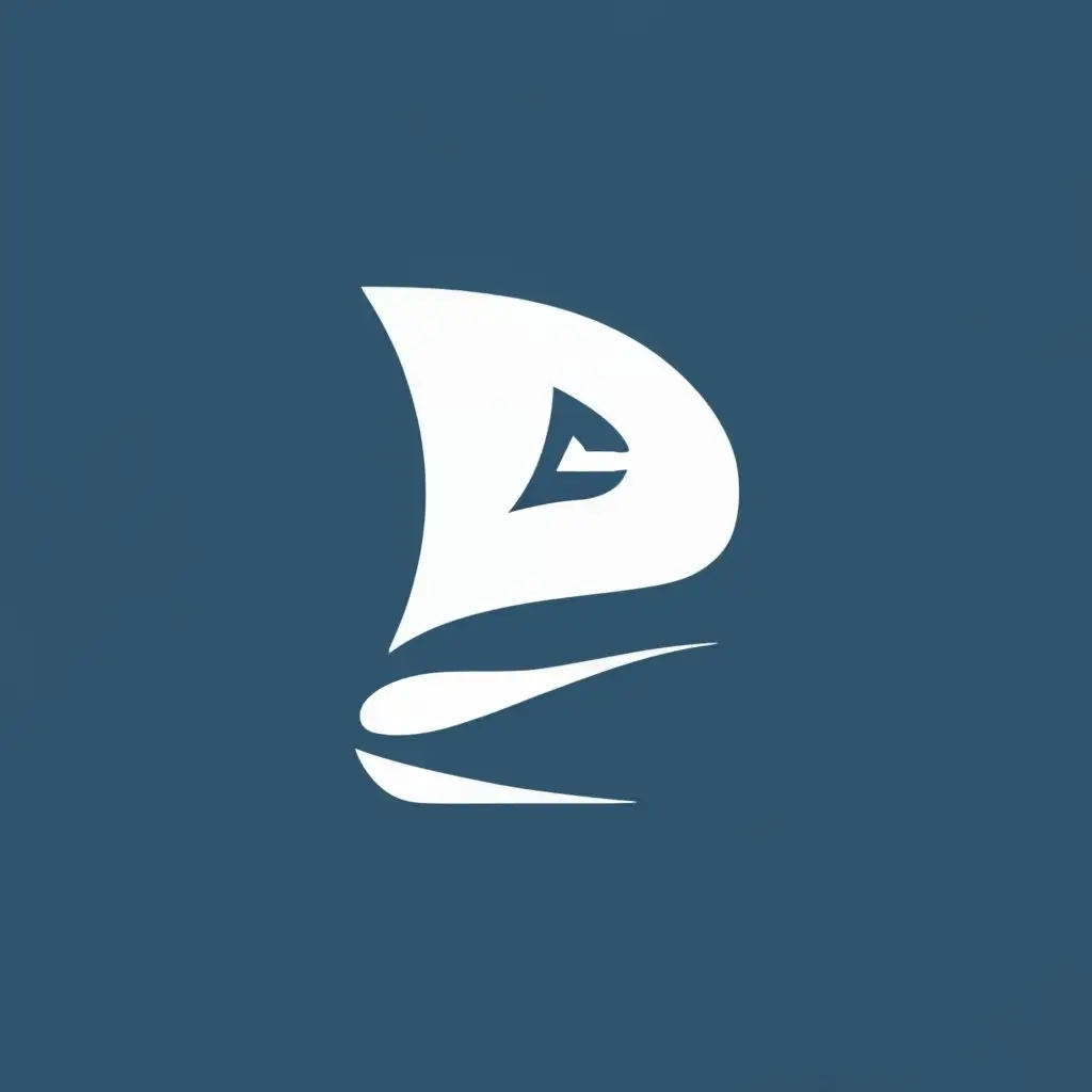 logo, Sailboat, with the text "PP", typography