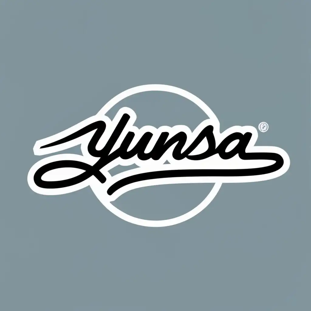 logo, YUNSA, with the text "YUNSA", typography, be used in Automotive industry