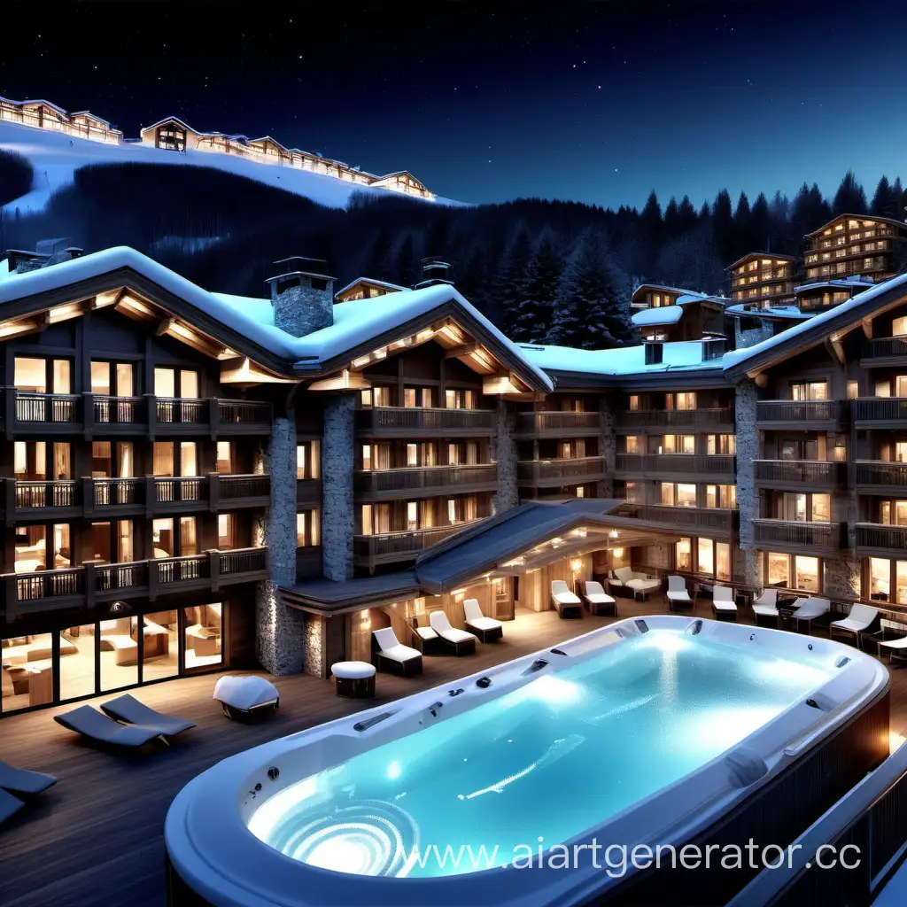 Luxurious-7Star-French-Chalet-Ski-Hotel-in-Courchevel-K2-with-Spa-and-Conference-Hall