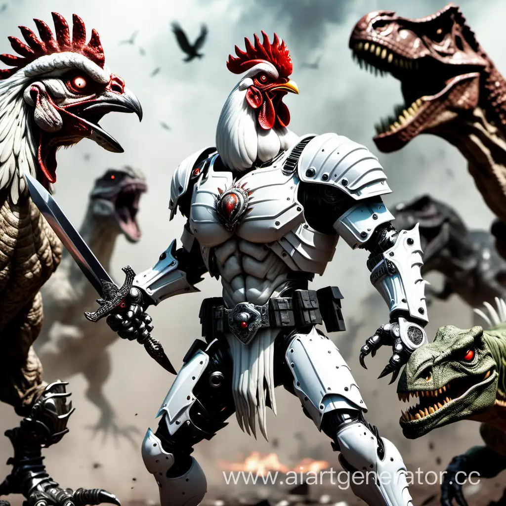 Rooster-in-Terminator-Armor-Battling-Dinosaurs