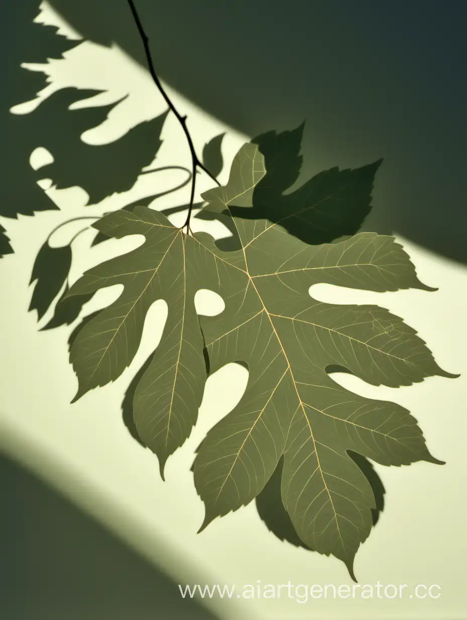  нежный фон, тень листьев, крупный план, с изгибом