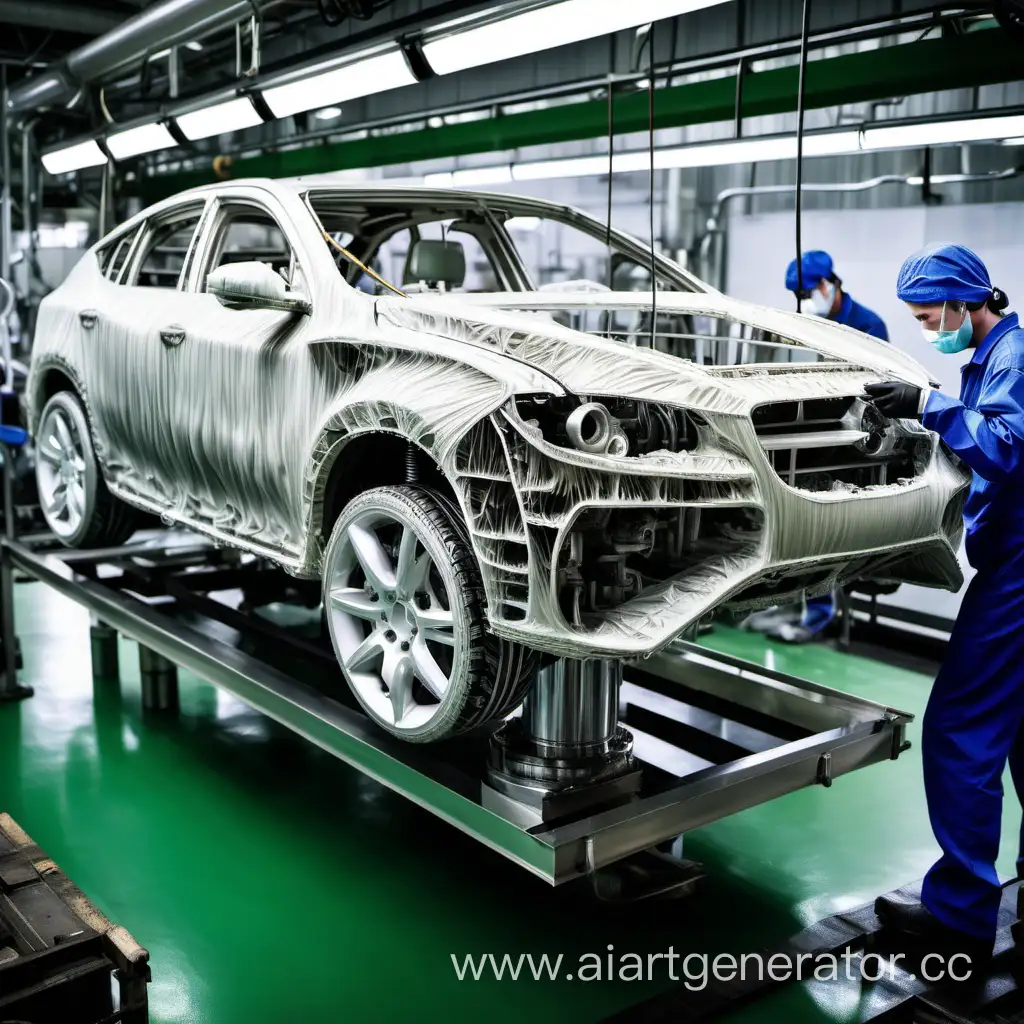 Автомобильная промышленность: использование химических материалов для изготовления автомобилей, а также для производства масел и других автомобильных жидкостей