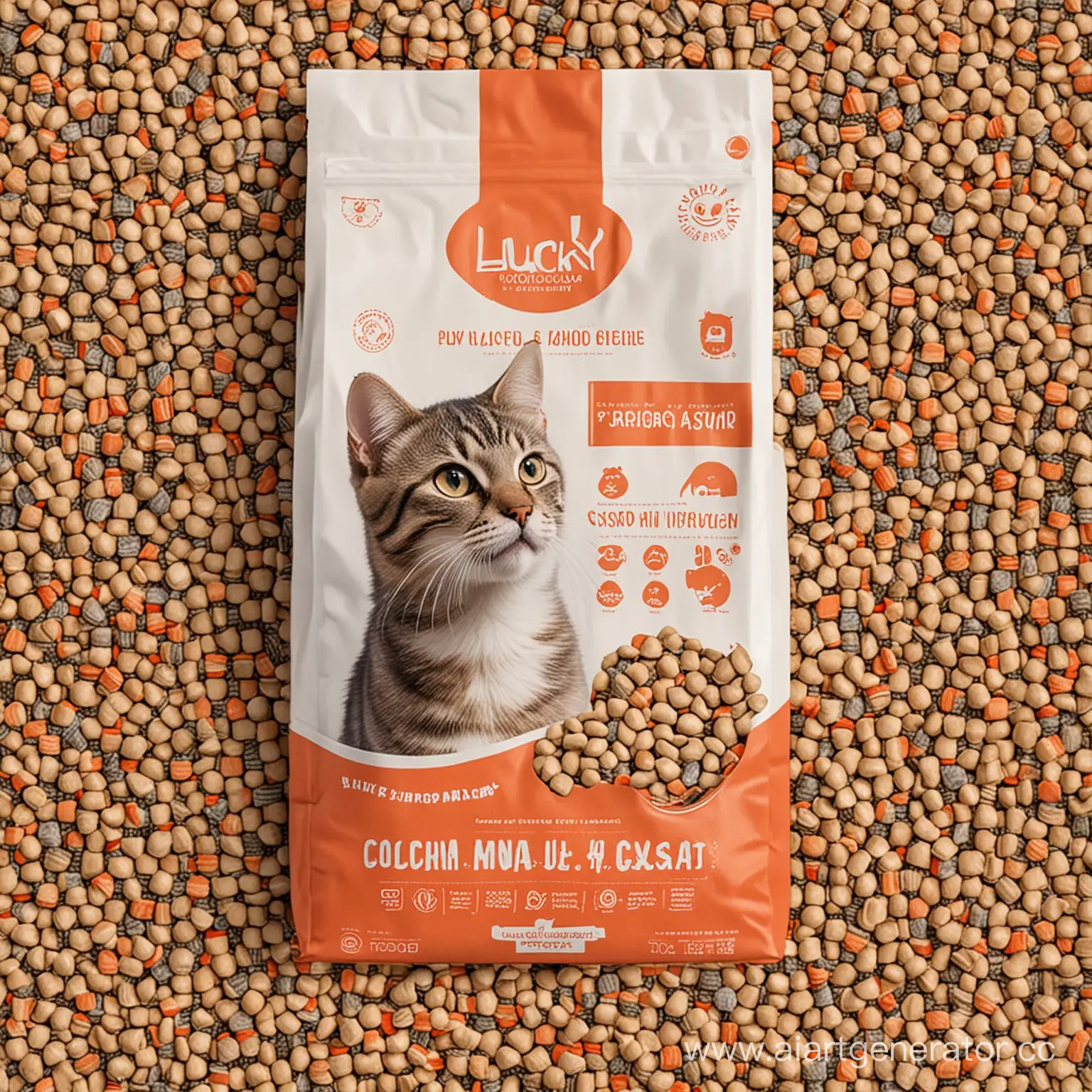 Lucky-Dry-Duck-Cat-Food-5000g-GMOFree-Flavorful