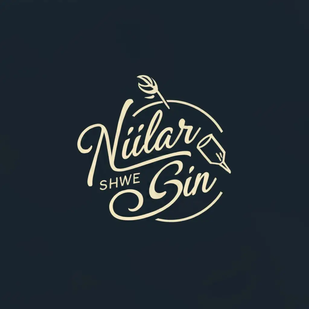 LOGO-Design-for-Nilar-Shwe-Sin-Educational-Stationary-Theme-with-Complex-Imagery-and-Clear-Background