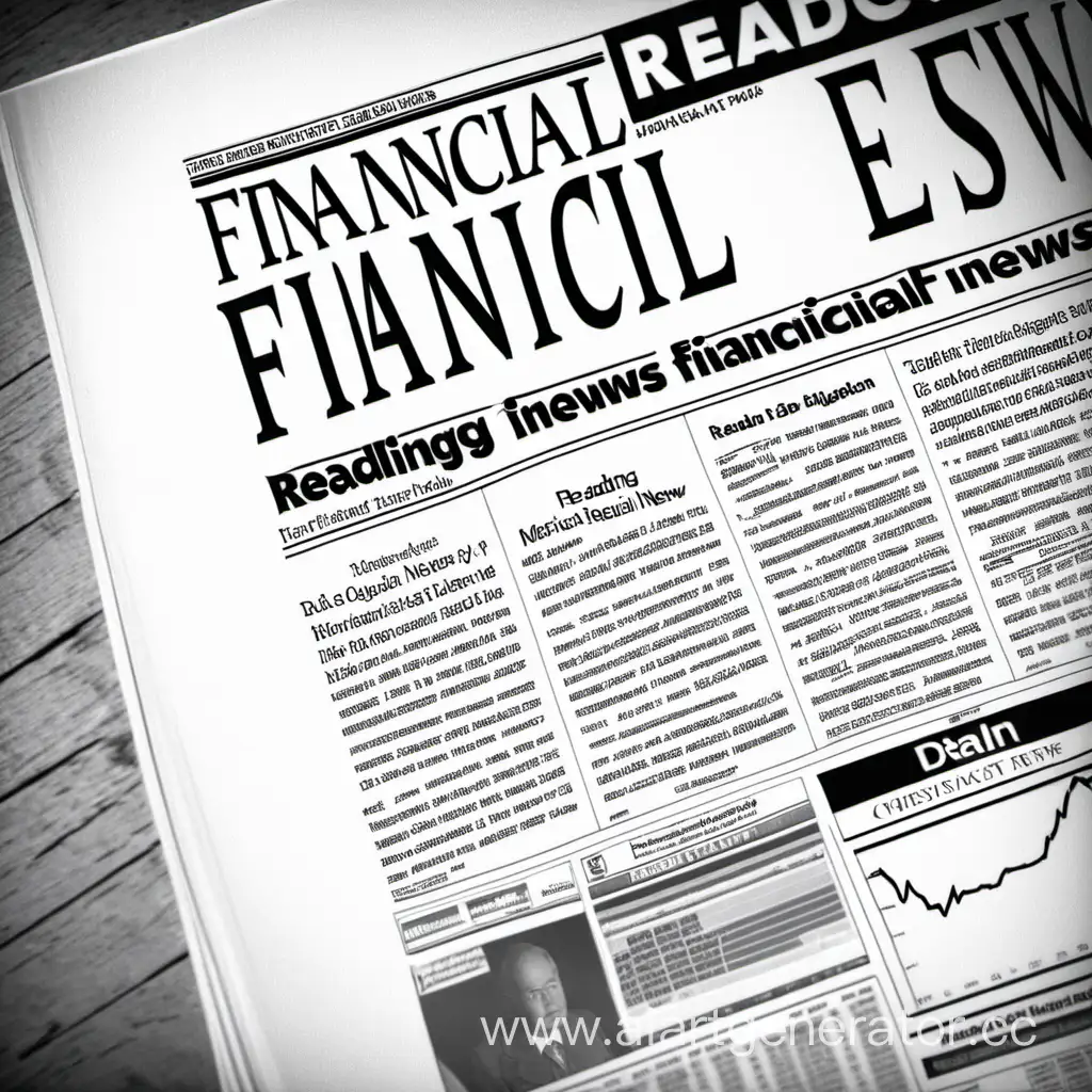 reading financial news