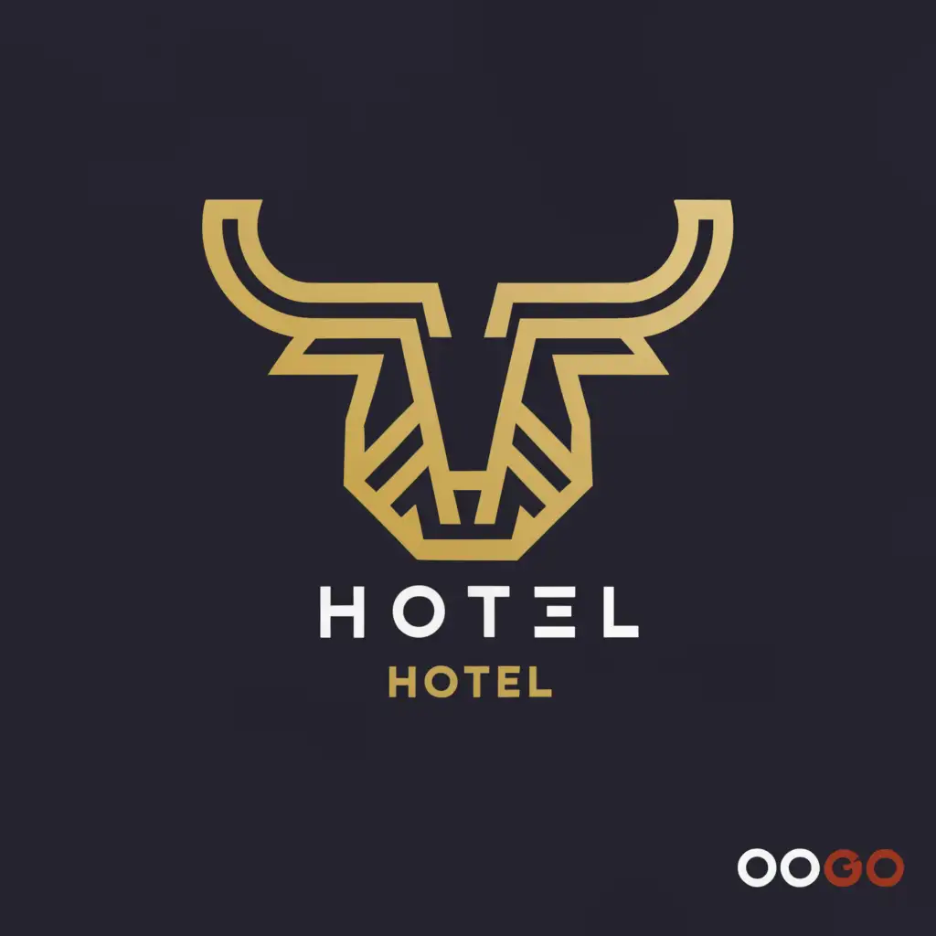 a logo design,with the text "HOTEL", main symbol:Minos,Moderate,clear background