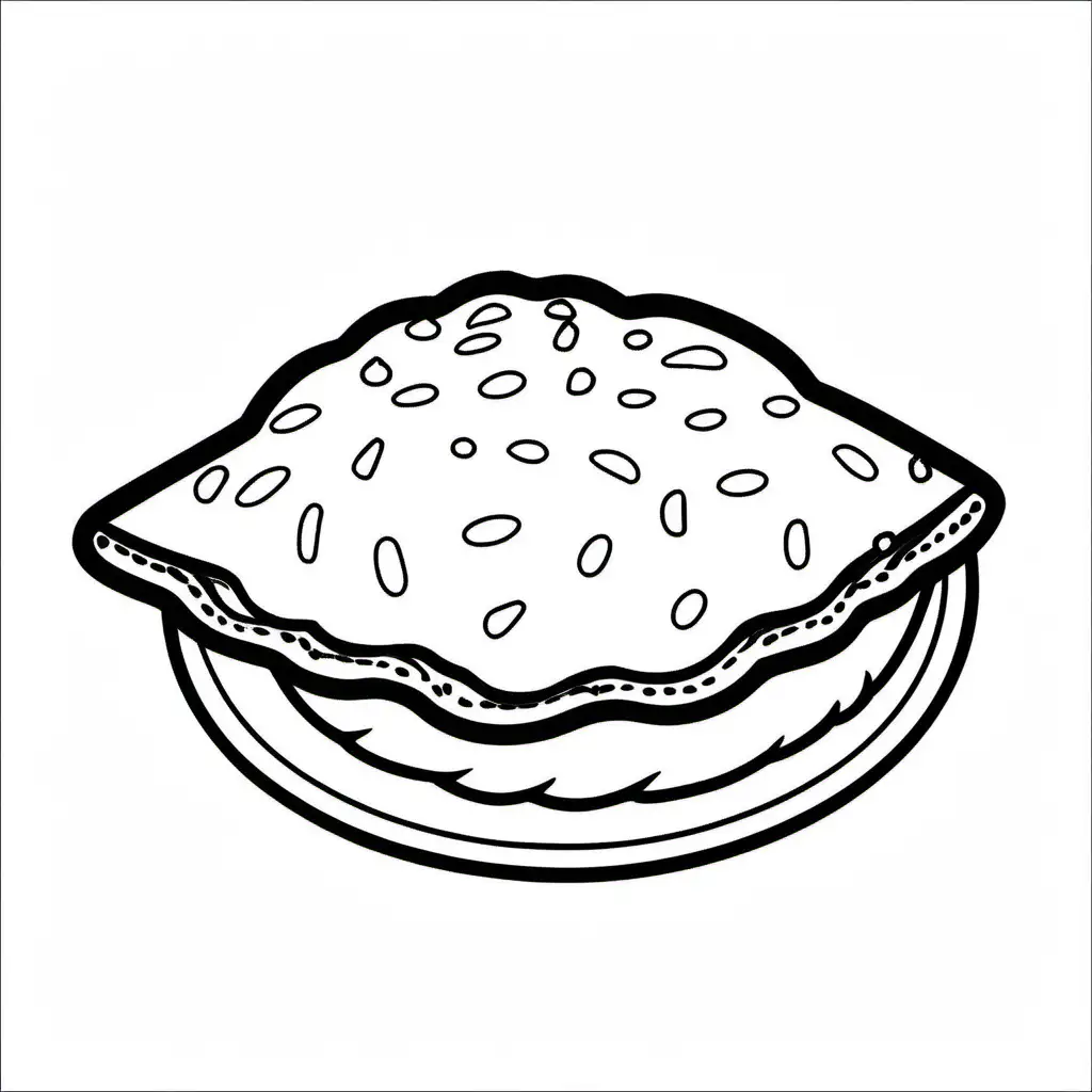 Create a bold and clean line drawing of a Empanadas without any background 




, Coloring Page, black and white, line art, white background, Simplicity, Ample White Space. The background of the coloring page is plain white to make it easy for young children to color within the lines. The outlines of all the subjects are easy to distinguish, making it simple for kids to color without too much difficulty