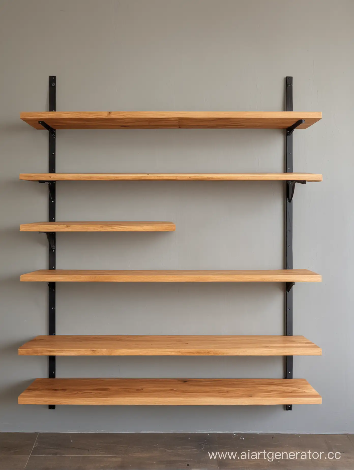 Empty-Wooden-Shelves-in-Abandoned-Room