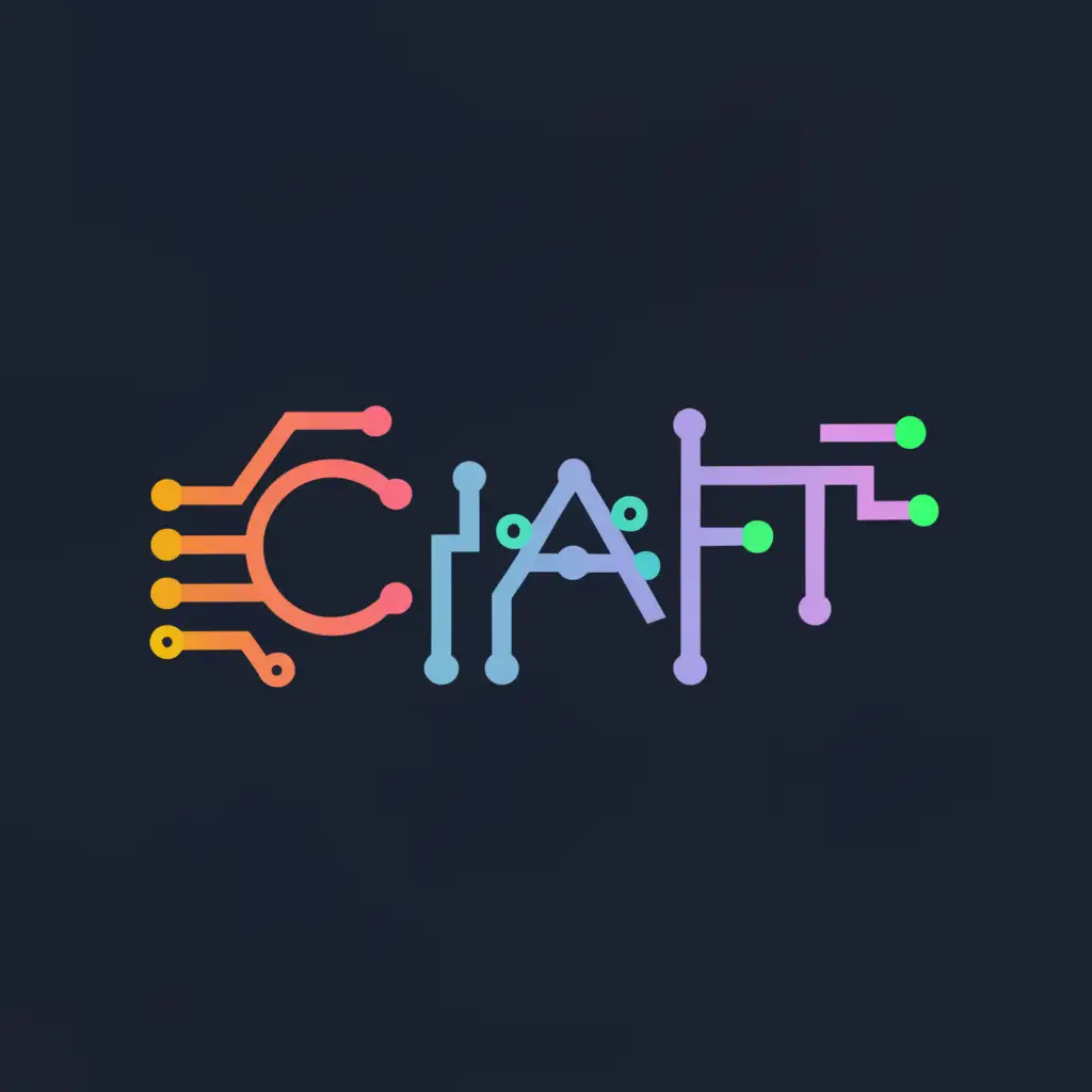 a logo design,with the text "Craft", main symbol:Coding/programming,Moderate,clear background