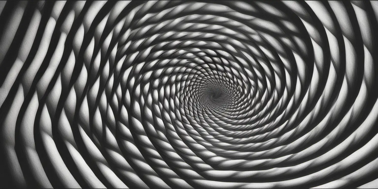 Mesmerizing Hypnotic Spiral Artwork Drawing Attention