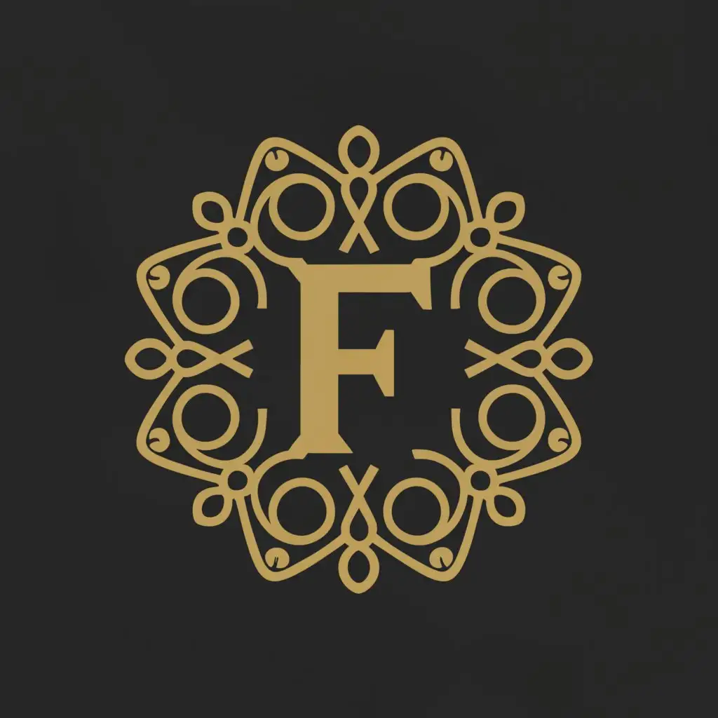 a logo design,with the text "FLORENCE", main symbol:F,complex,be used in Retail industry,clear background