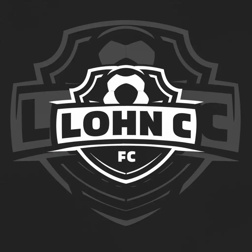 a logo design,with the text "Löhn FC", main symbol:soccer ball,Moderate,be used in Sports Fitness industry,clear background
