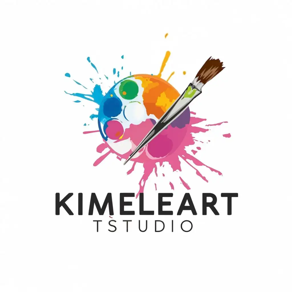 a logo design,with the text "KImleenArtStudio", main symbol:text,Moderate,clear background