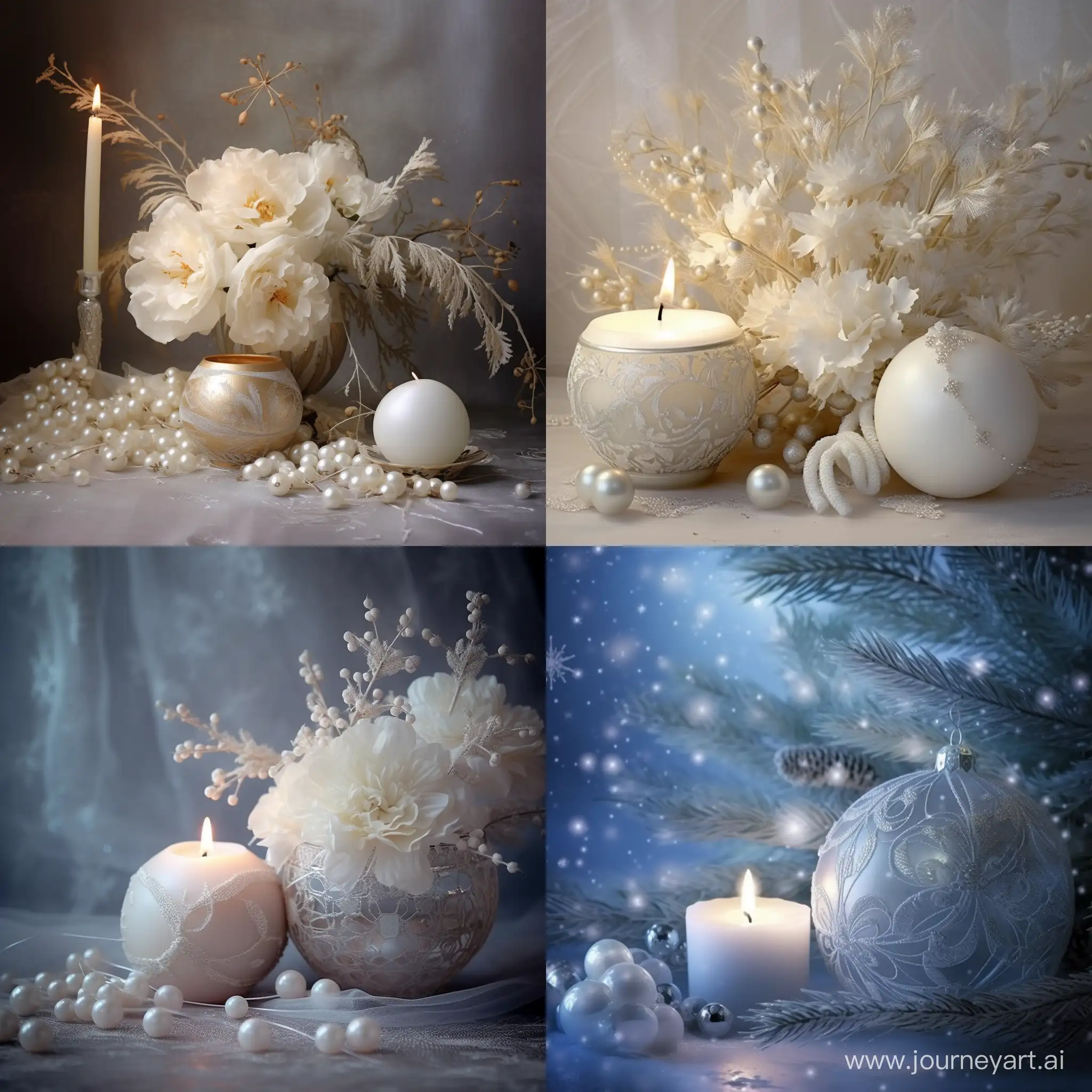 Elegant-New-Years-Card-with-Snowflakes-and-Candlelight