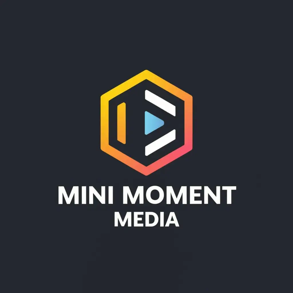 a logo design,with the text "Mini Moment Media", main symbol:youtube,Minimalistic,be used in Entertainment industry,clear background