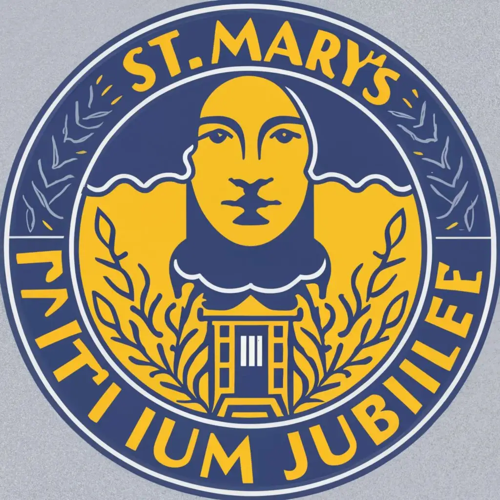 LOGO-Design-For-St-Marys-Platinum-Jubilee-Elegant-Typography-for-the-Education-Industry