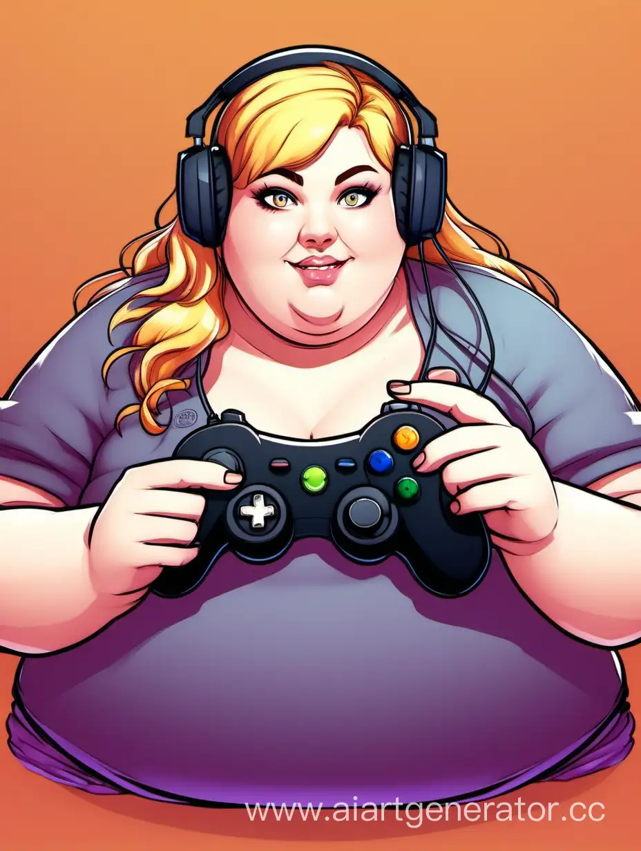 fat gamer girl